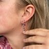 ''I Swear to Pink'' oorbellen