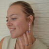 ''Sparkly Halo'' oorbellen