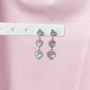''Sparkly Hearts'' oorbellen